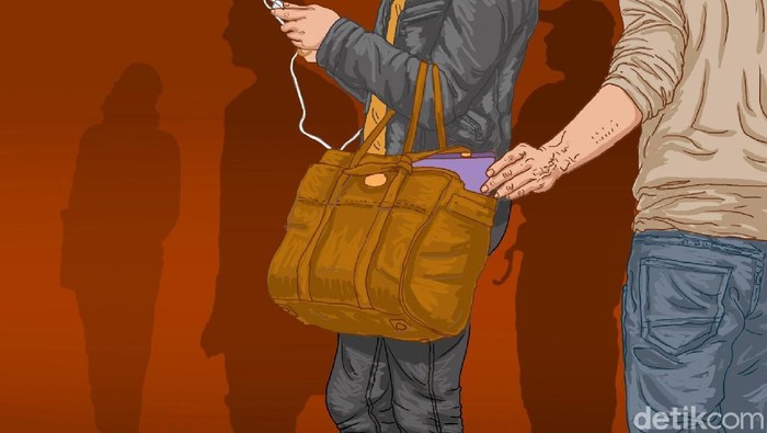 Aksi Copet Pakai Hoodie Sasar WNA di Jaksel Kini Diburu Polisi
