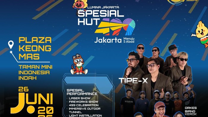 HUT Ke-499: Disparekraf DKI Sajikan Pertunjukan Seni dan Laser Show Spektakuler di TMII