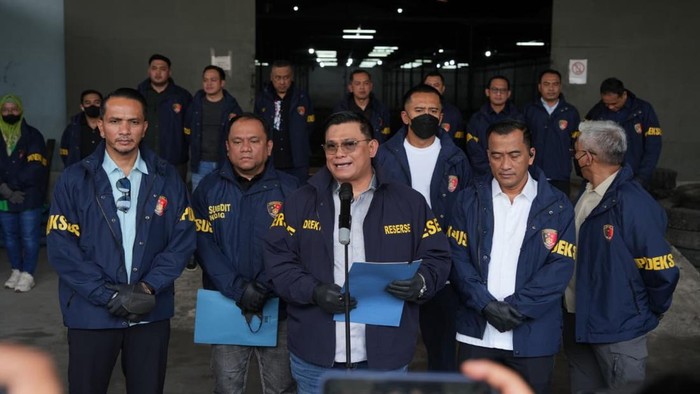 Bareskrim Bongkar Kasus Perdagangan Ilegal Sianida dari China