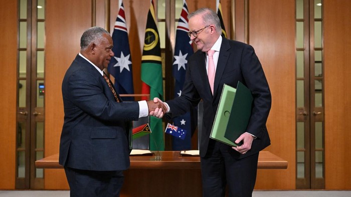 Australia-Vanuatu Teken Pakta Keamanan, Larang Pangkalan Militer Asing
