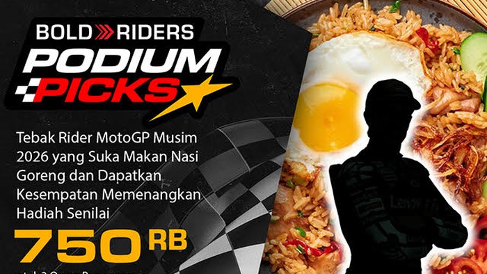Tebak Rider MotoGP yang Suka Nasi Goreng, Dapat Saldo Rp 250 Ribu!