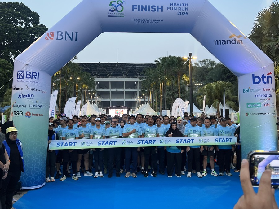 Semarak Fun Run BPJS Kesehatan, Raffi Ahmad Ramaikan Perayaan HUT ke-58 di GBK