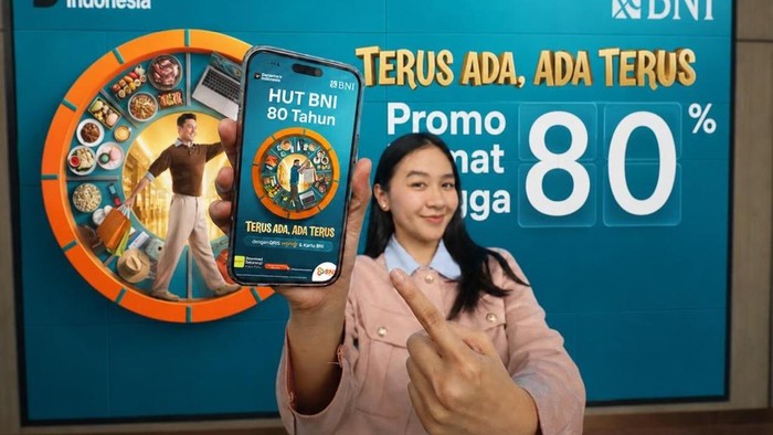 BNI Hadirkan Promo Spesial Rayakan 80 Tahun Pengabdian untuk Negeri
