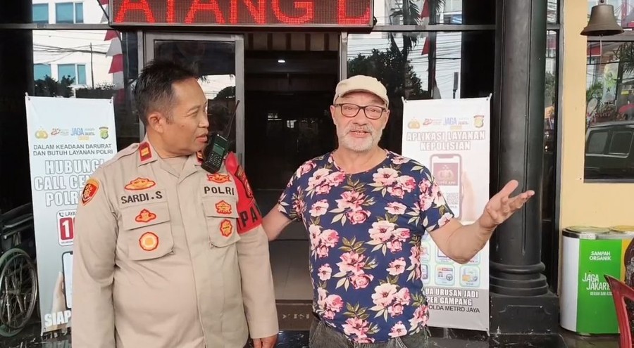 WN Prancis Apresiasi Gerak Cepat Polisi Tangkap Pelaku Jambret HP di Kota Tua
