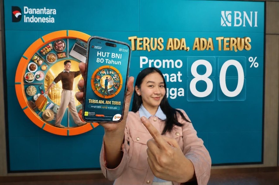 BNI Gelar Pesta Diskon 80 Tahun, Apresiasi Loyalitas Nasabah Sepanjang Masa