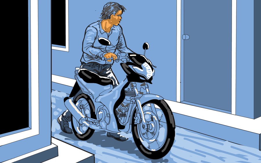 Pegawai Konfeksi di Tangerang Curi Motor Tetangga, Disembunyikan di Rumah Kosong