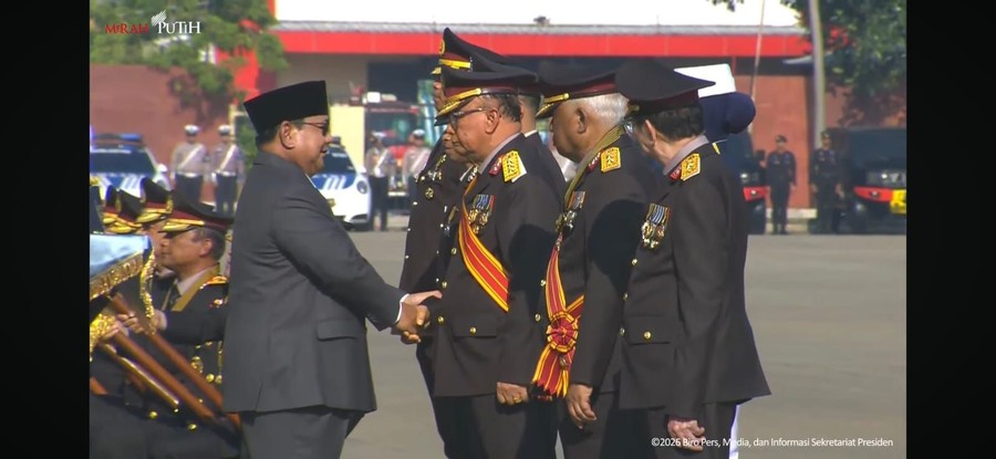 Prabowo Beri Pangkat Kehormatan ke 3 Purnawirawan Polri: Sidarto Danusubroto-Ruki