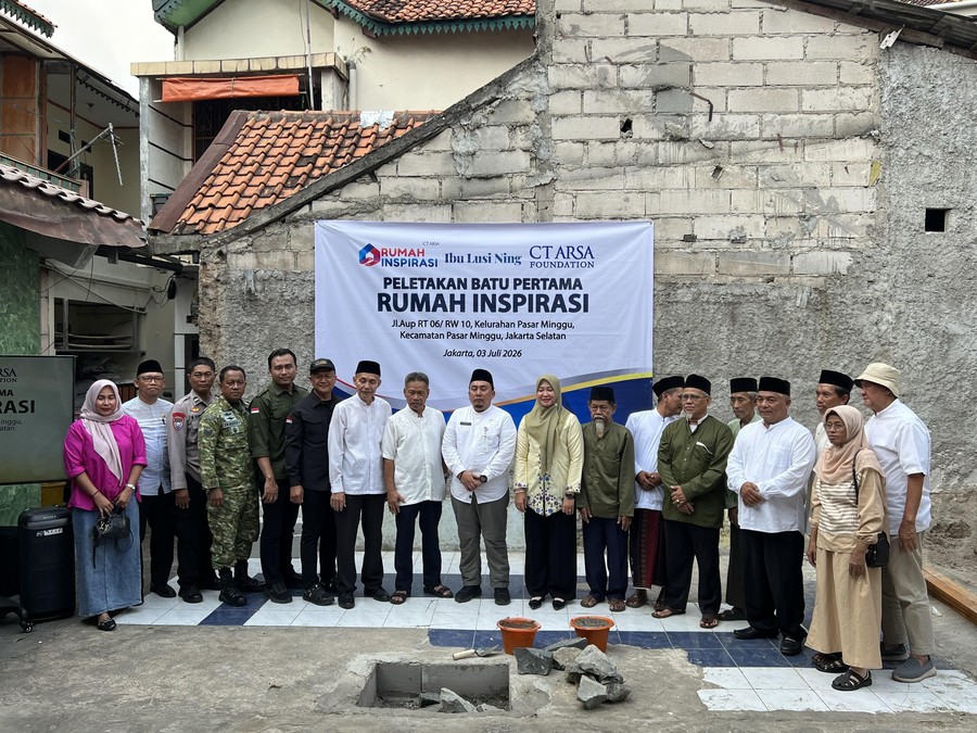 CT ARSA Foundation Hadirkan Rumah Inspirasi Ke-13 di Pasar Minggu, Kolaborasi bersama Ibu Lusi Ning