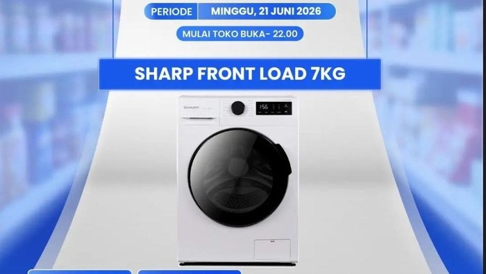 Transmart Full Day Sale Hadir Lagi, Mesin Cuci Front Load Diskon Hingga Rp 2 Juta