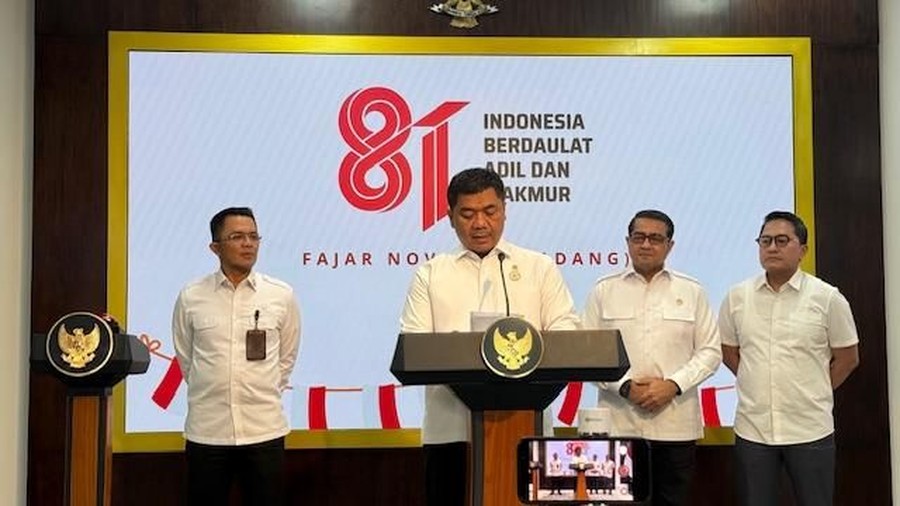 Jakarta - Pemerintah melalui Kantor Presiden resmi meluncurkan logo peringatan Hari Ulang Tahun (HUT) ke-81 Republik Ind