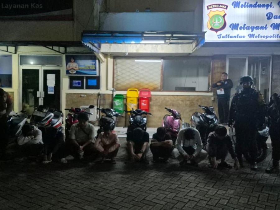 Rencana Balap Liar di Duren Sawit Digagalkan, Polisi Sita Delapan Motor