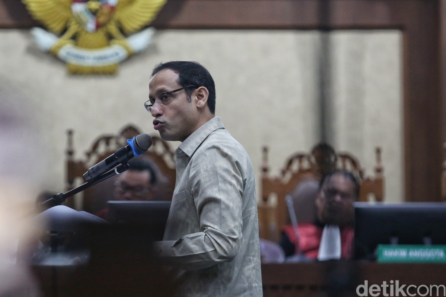 Nadiem Bacakan Duplik, Bantah Dakwaan Kasus Chromebook
