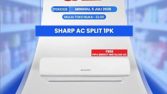 Cuaca Panas, Cari AC Baru di Transmart Full Day Sale, Bisa Diskon Rp 1,7 Juta