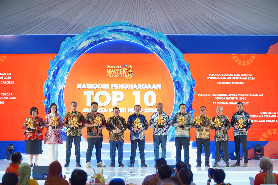 PAM JAYA Anugerahkan Jakarta Water Hero 2026 ke Para Penggerak Perubahan