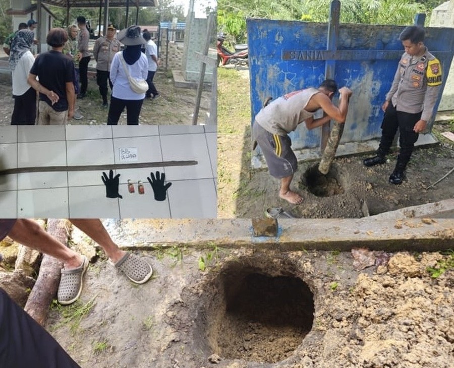 Belasan Makam di Barito Timur Kalteng Dibongkar OTK, Warga Geger