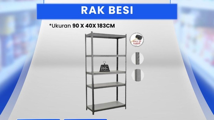 Rak Besi Diskon 50+20% di Transmart Full Day Sale, Hemat Jutaan Rupiah!