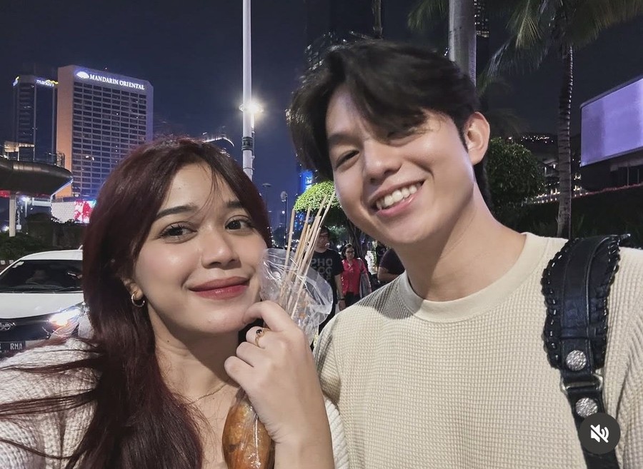 Potret Hangat Brisia Jodie Berburu Kuliner Bersama Suami, dari Tumpeng Nasi Kuning hingga Telur Gulung