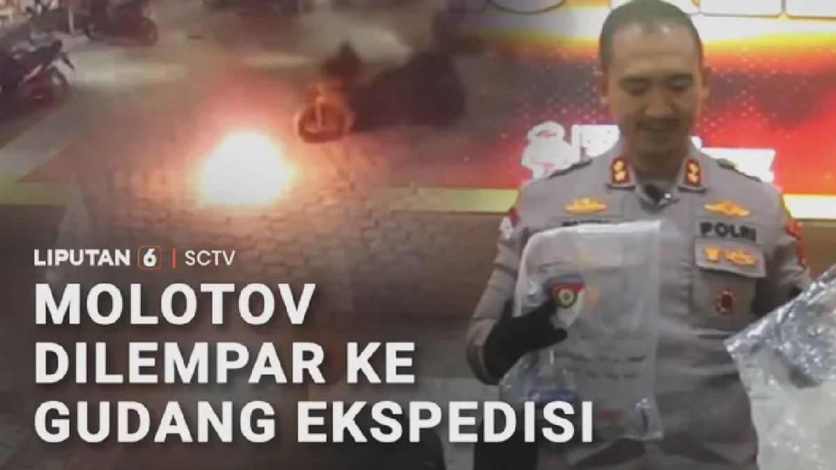 Molotov Dilempar ke Gudang Ekspedisi, Satu Orang Terluka Bakar