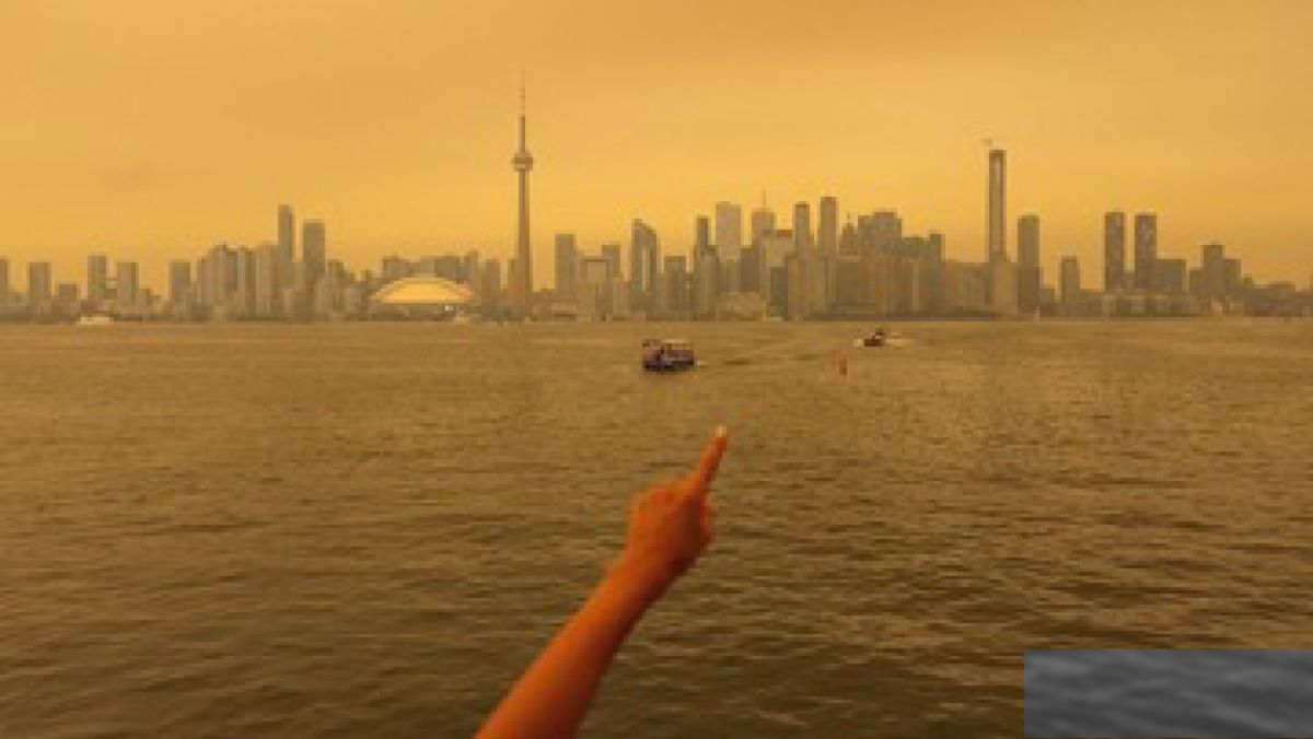 Kualitas Udara Toronto Terburuk di Dunia Akibat Kebakaran Hutan