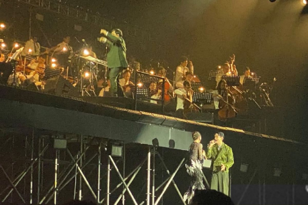 Duet Afgan dan Mahalini di Konser Retrospektif The Concert Gemparkan Penonton JICC