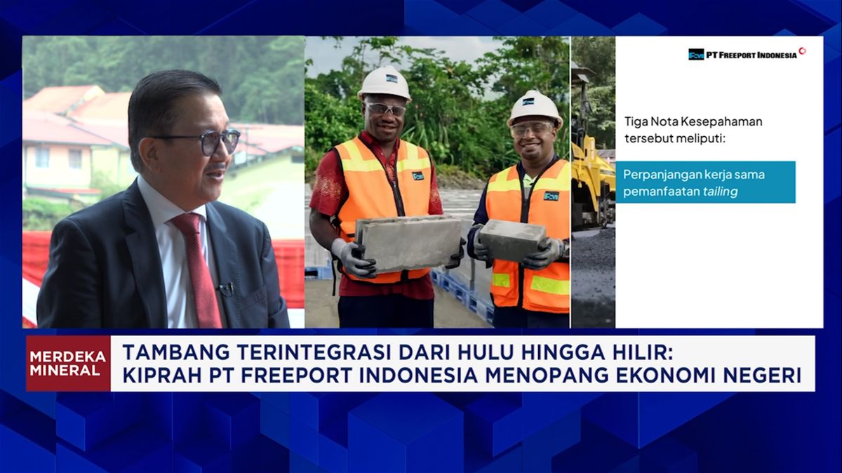 Video: Dukung Masyarakat Mimika, Freeport Gelontorkan Rp 3 T per Tahun